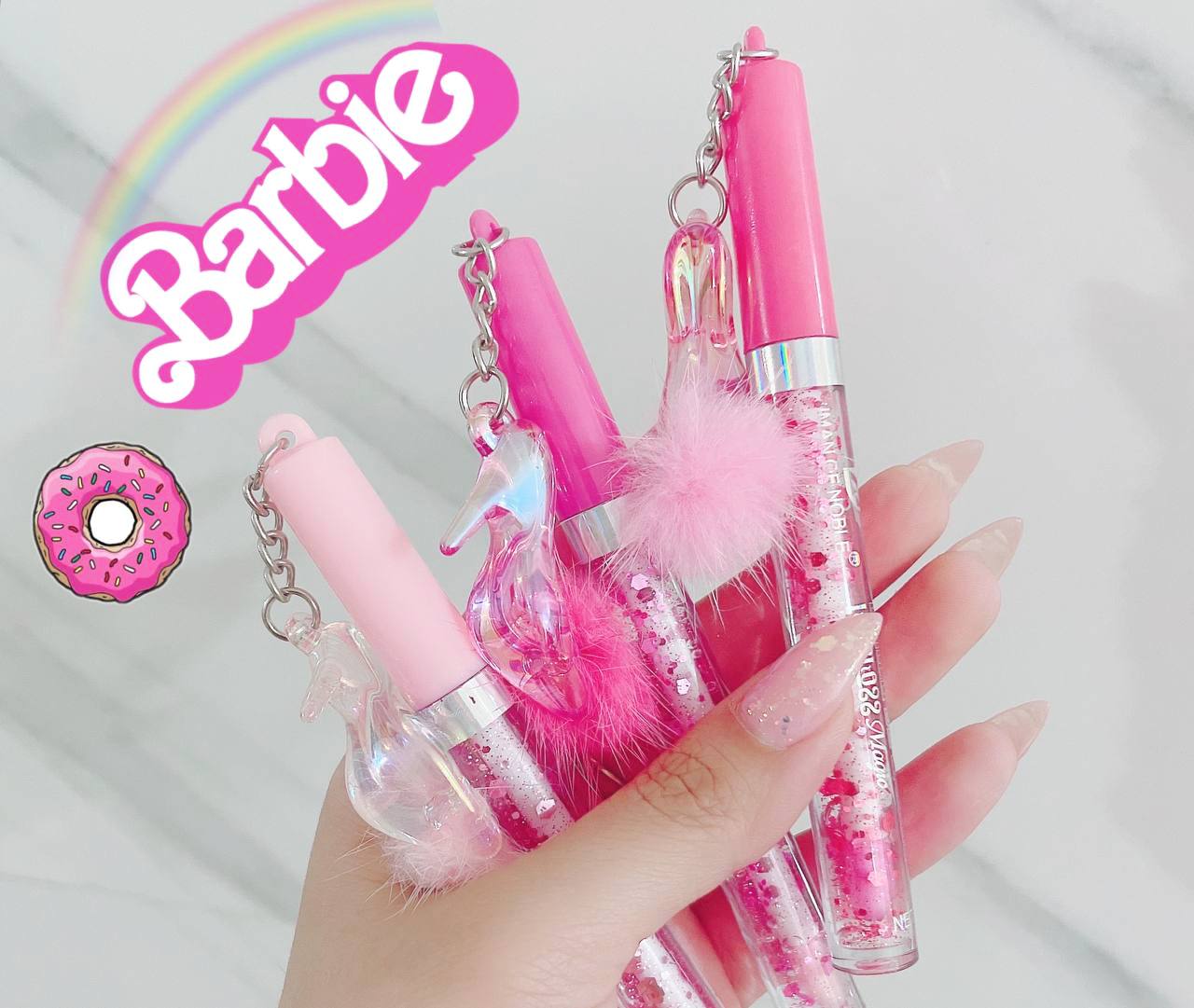 لیب گلاس باربی آویزدار