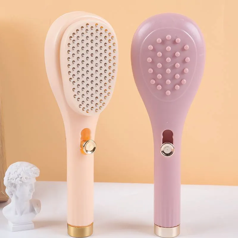 برس مو خود تمیز شونده فشاری