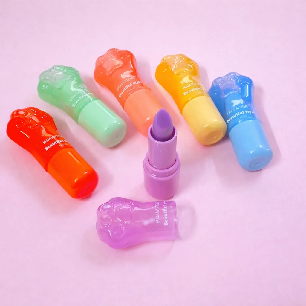 بالم لب حرارتی فانتزی طرح پنجه گربه ای