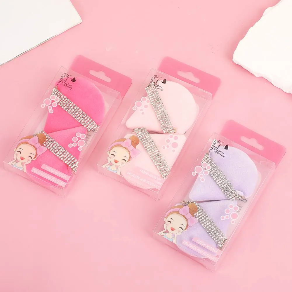 پد آرایشی مخملی نگین دار (بسته دو عددی)