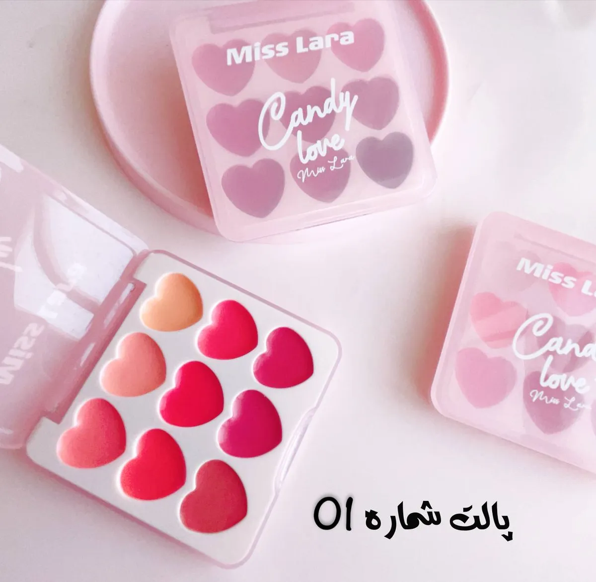 پالت رژ جامد آبنباتی Miss Lara | Candy Love