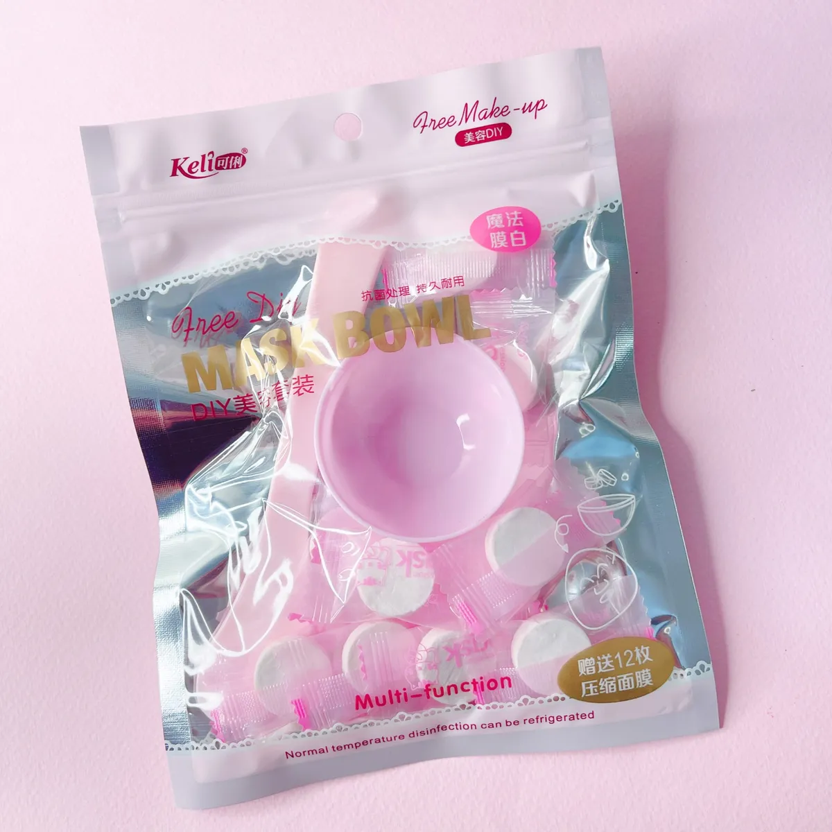 پک 12 عددی قرص ماسک الیافی