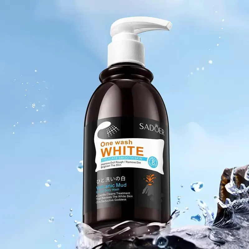 شامپو بدن سفید کننده فوری سادور حاوی گل آتشفشانی