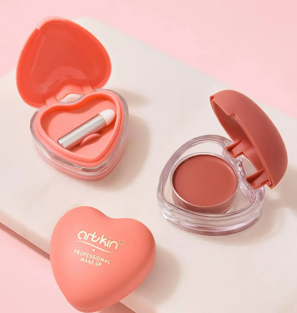 رژگونه کرمی قلبی آرت اسکین Artskin