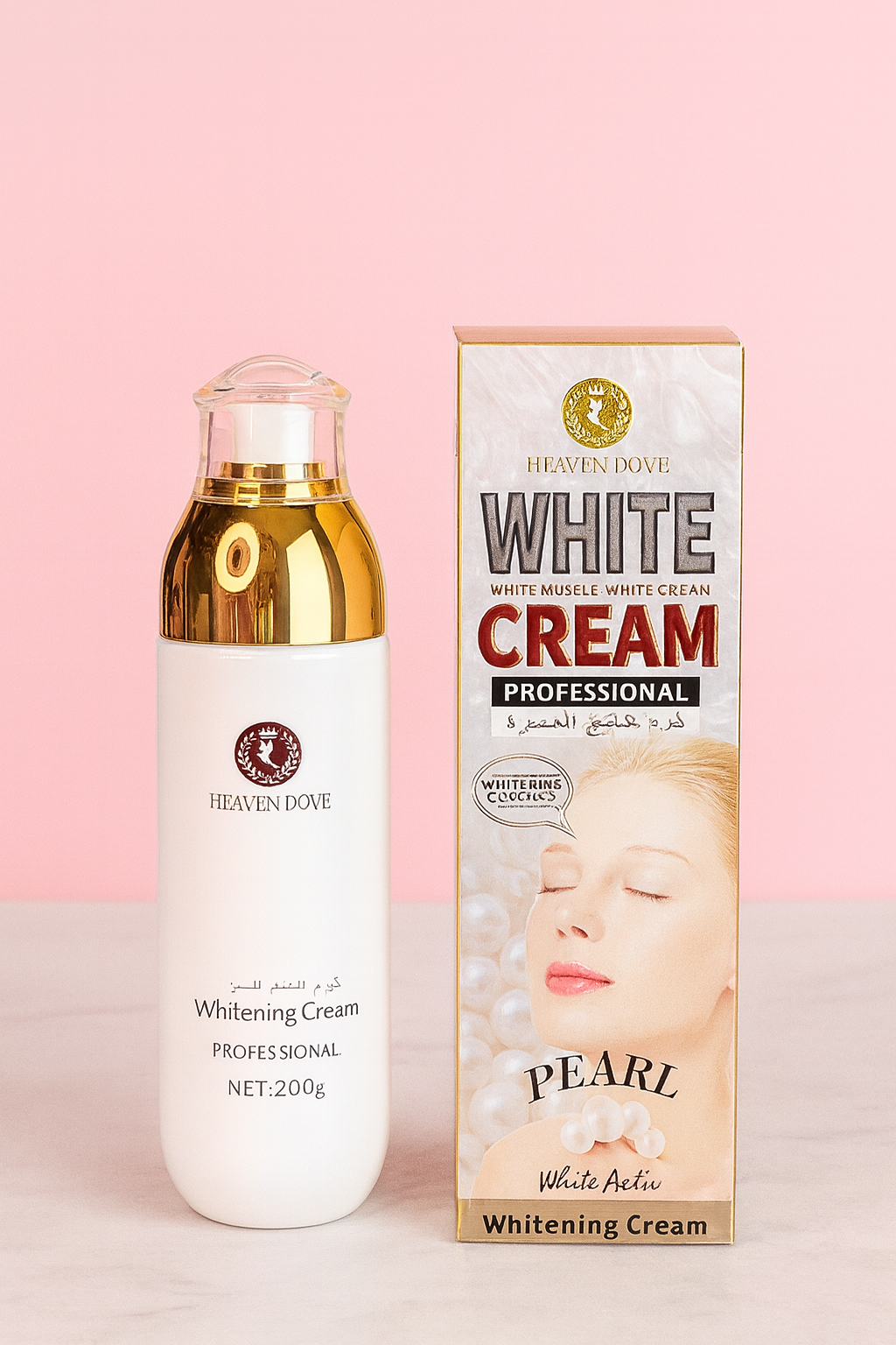 کرم سفیدکننده صورت دائمی برند هیون داو پمپی