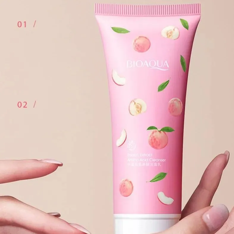 فوم شستشوی صورت آمینو اسید و عصاره هلو بیوآکوا