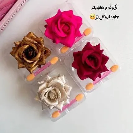 هایلایتر و رژگونه سه بعدی طرح گل رز لیف پوئم