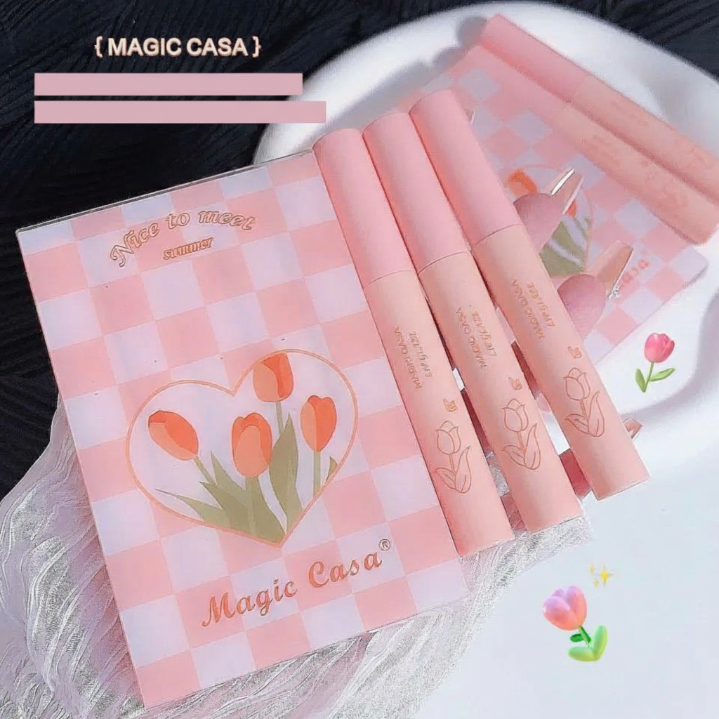پک رژ لب مایع مخملی مات Magic Casa گل 