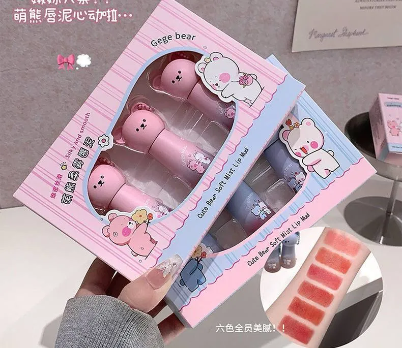 پک رژ لب‌های خرسی Gege Bear 