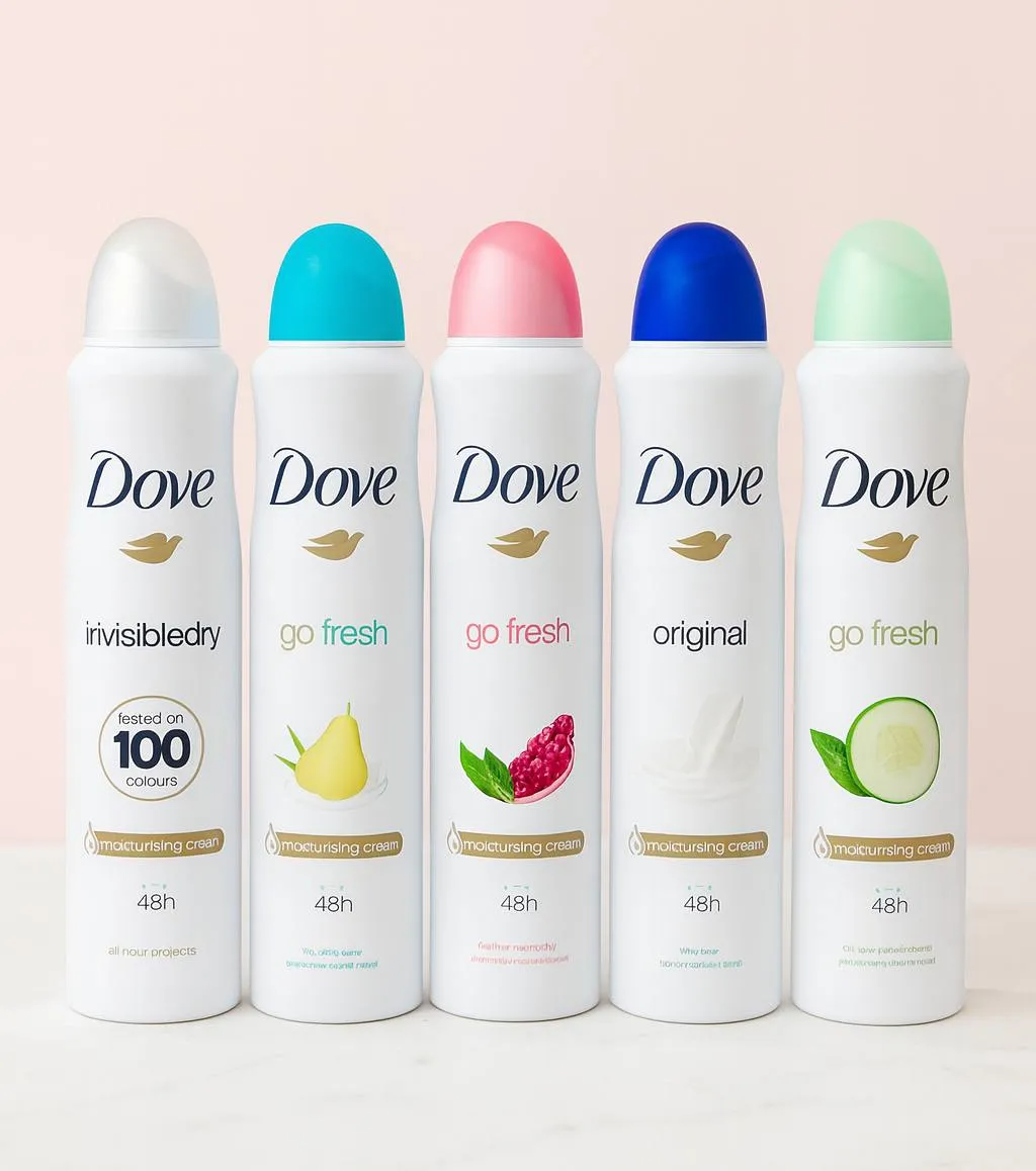 اسپری ضد تعریق زنانه داو (ارسال رایحه رندوم)