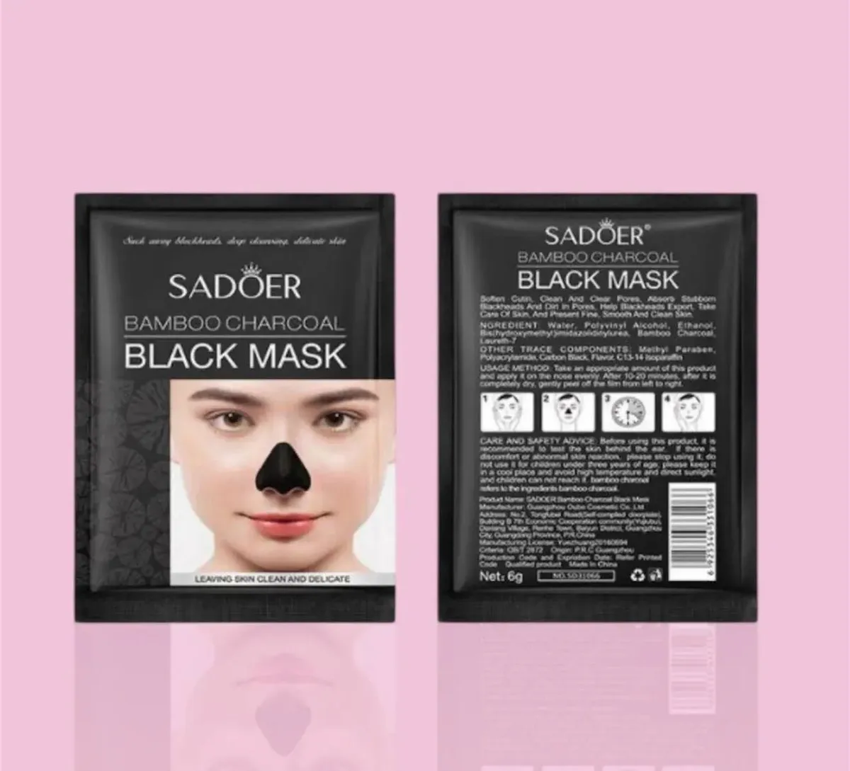 ماسک زغال بامبو سادور برای جوش سرسیاه