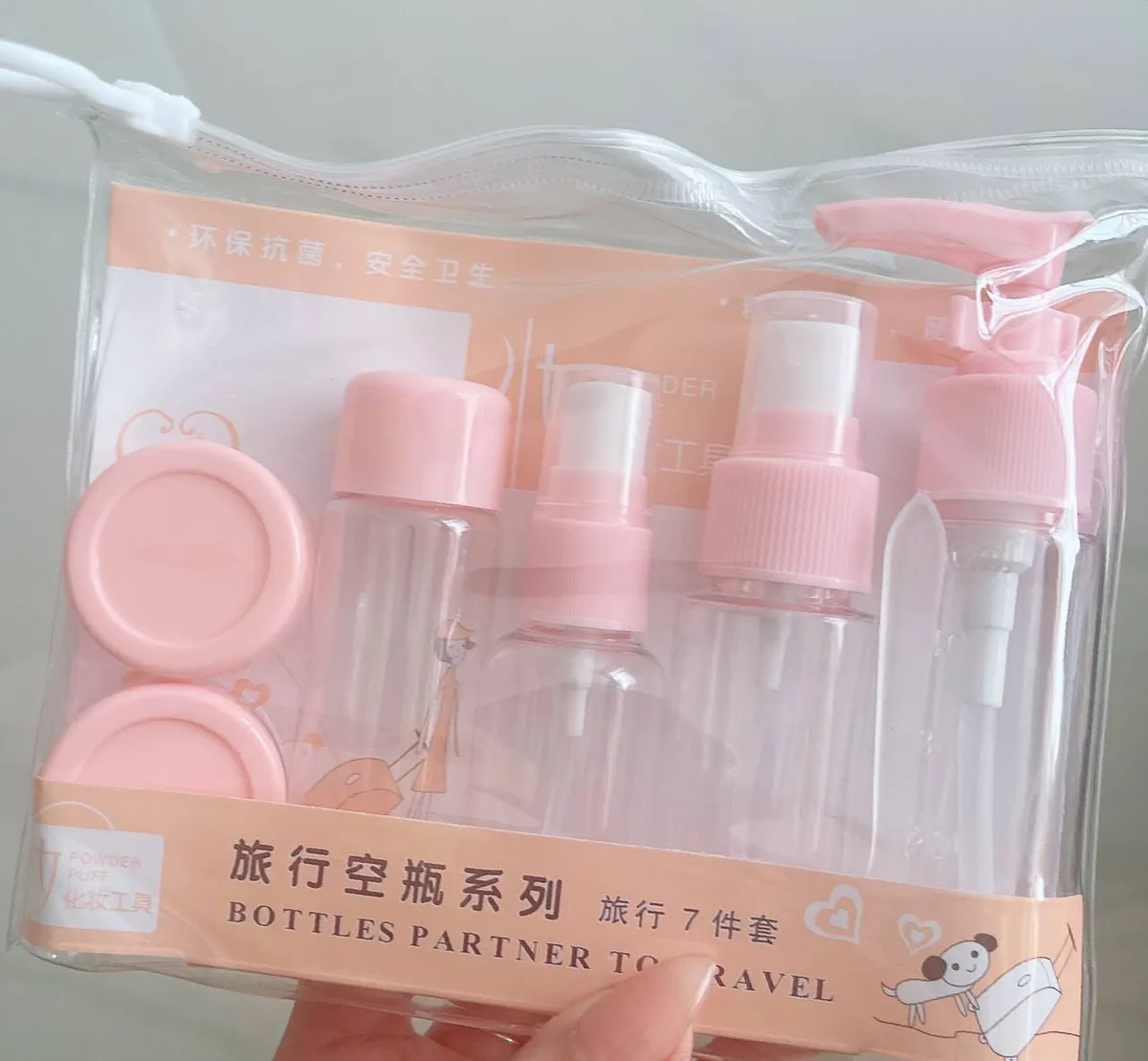 ست بطری مسافرتی 7 تکه