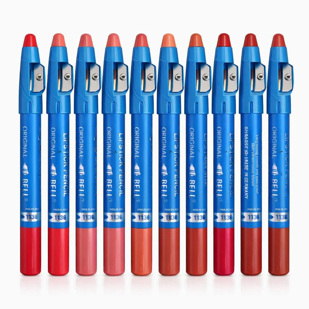 پک 12 عددی رژ لب مدادی تراش دار بل