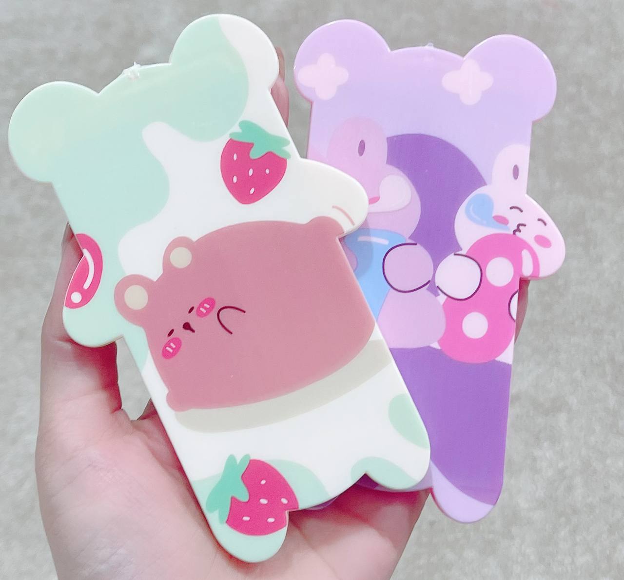 آینه و شانه فانتزی خرسی