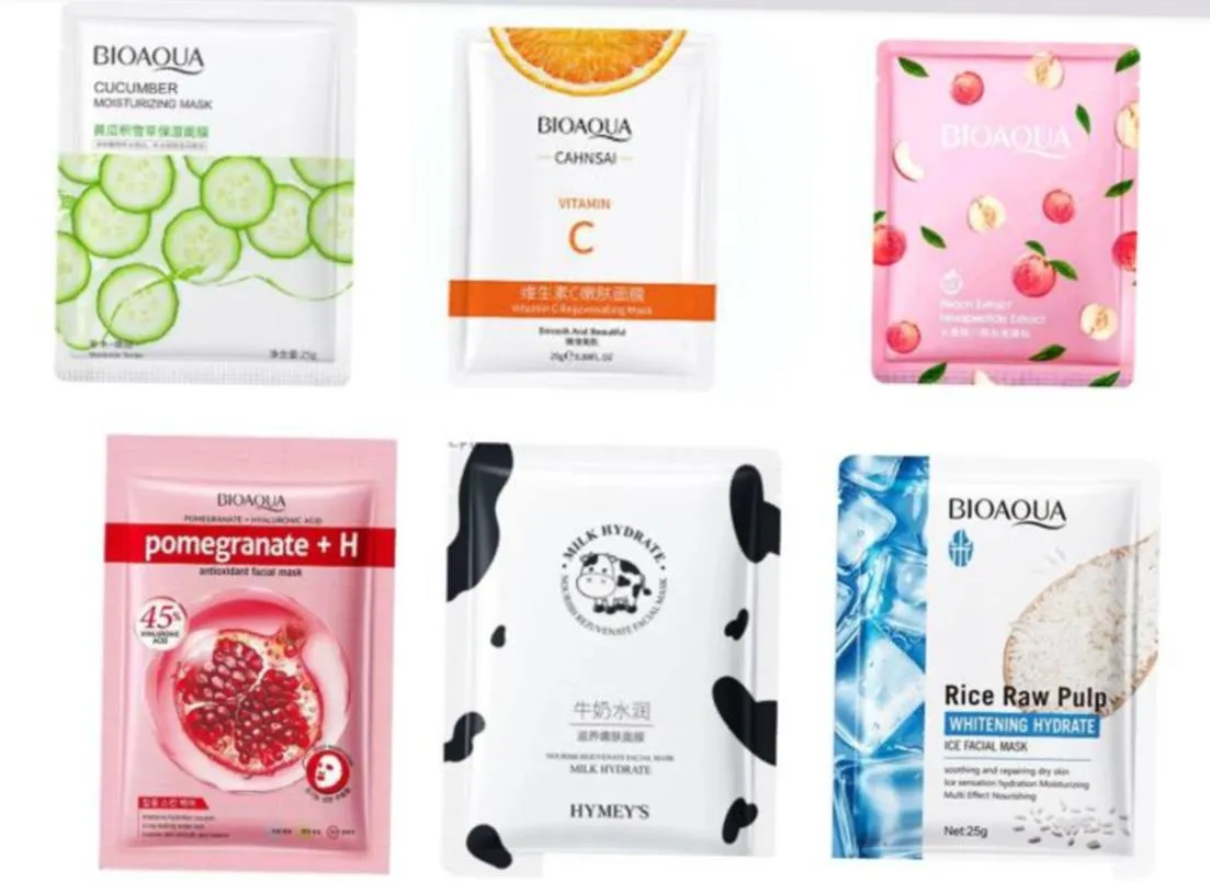 پک 5 عددی ماسک ورقه ای بیوآکوا و هایمیز (طرح های متنوع)